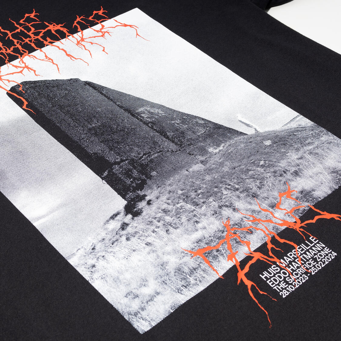 I designed and produced this Eddo Hartmann screenprinted black metal shirt